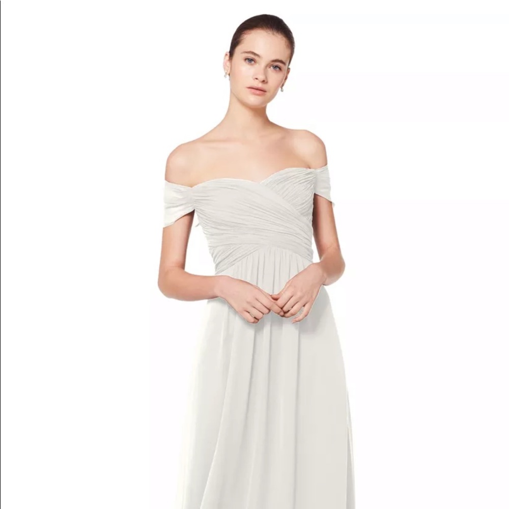 Bill Levkoff Grey Bridesmaid Dress NWT
